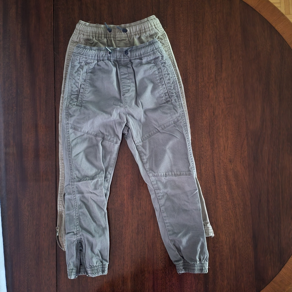Kids Casual Gray, Tan Pants..